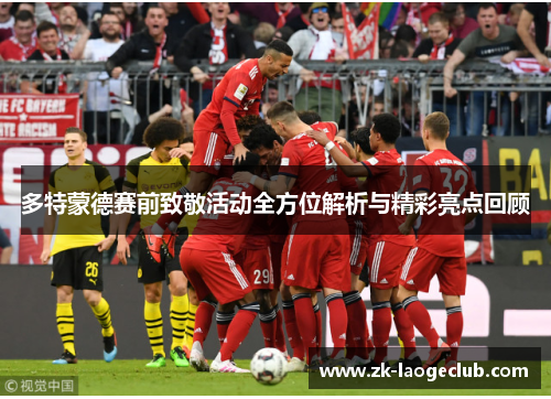 多特蒙德赛前致敬活动全方位解析与精彩亮点回顾